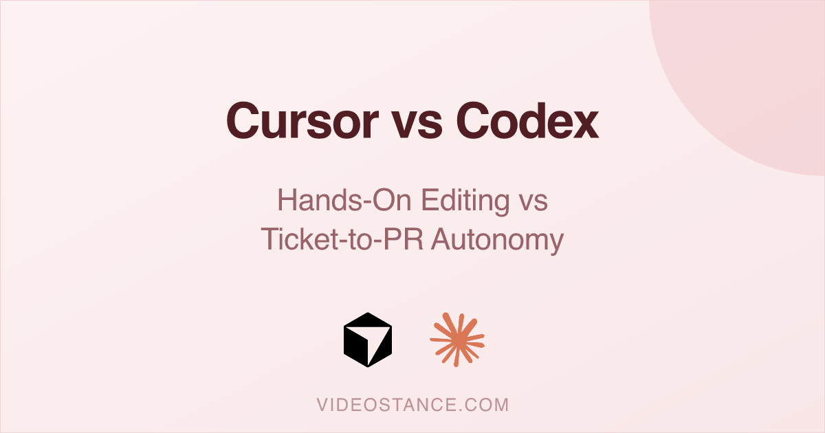 Cursor vs Codex: Steer Every Edit or Hand Off the Ticket?
