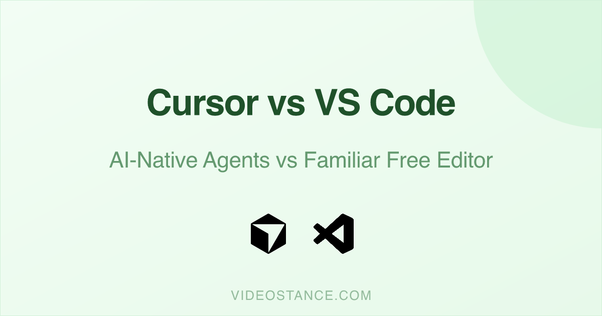 Cursor vs VS Code: AI Agent or Free Editor You Control