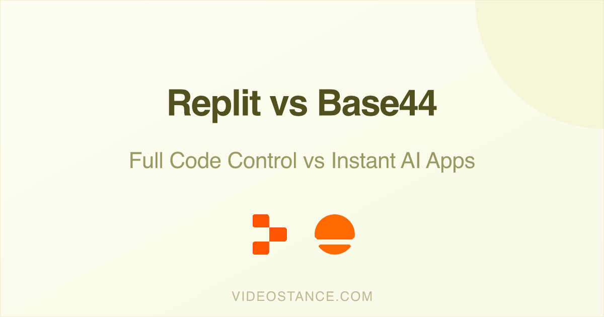 Replit vs Base44: Full Code Control vs Instant AI Apps