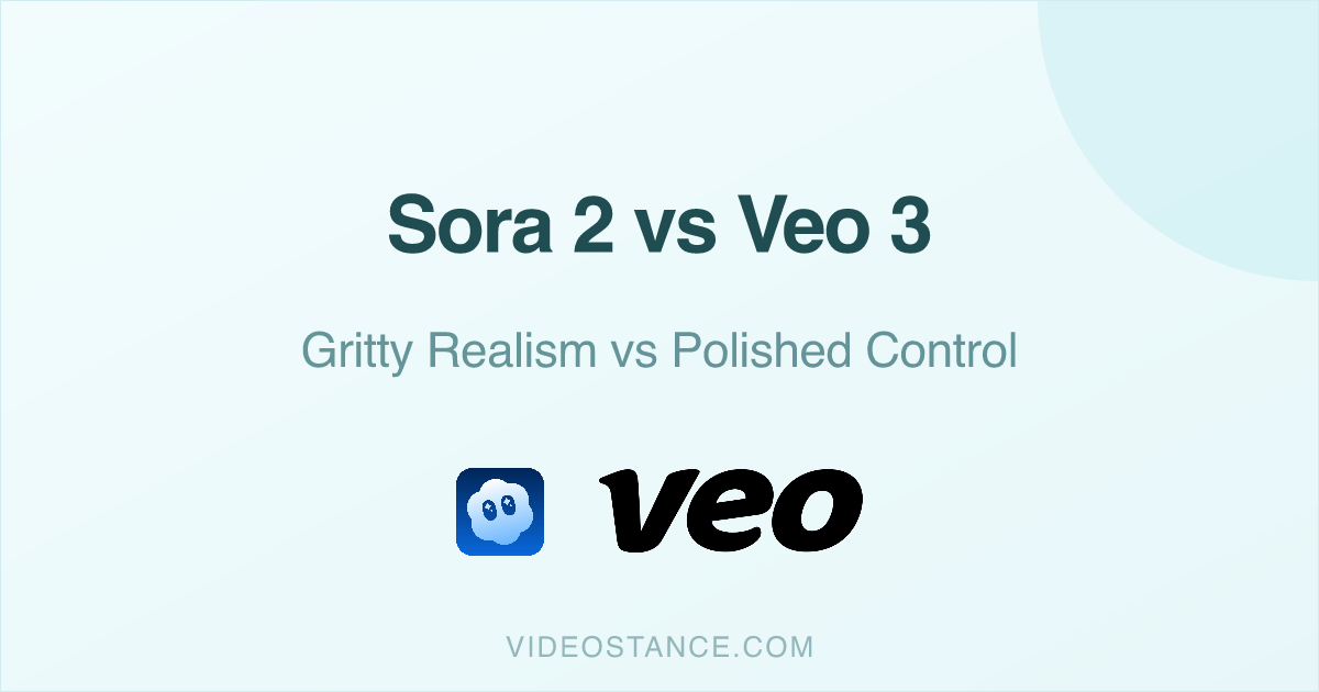 Sora 2 vs Veo 3: Gritty Realism vs Polished Control